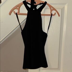 Tempted XS Black Halter Top